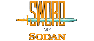 Sword of Sodan logo for Sega Mega Drive